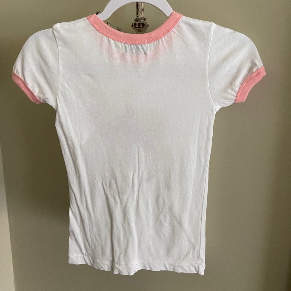 ❌SOLD❌NWT Wildfox Lamb Ringer Tee Girls 7/8 Top - Picture 3 of 3